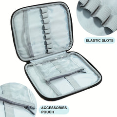 Crochet Storage Bag Knit Needle Zippered Storage Bag Waterproof