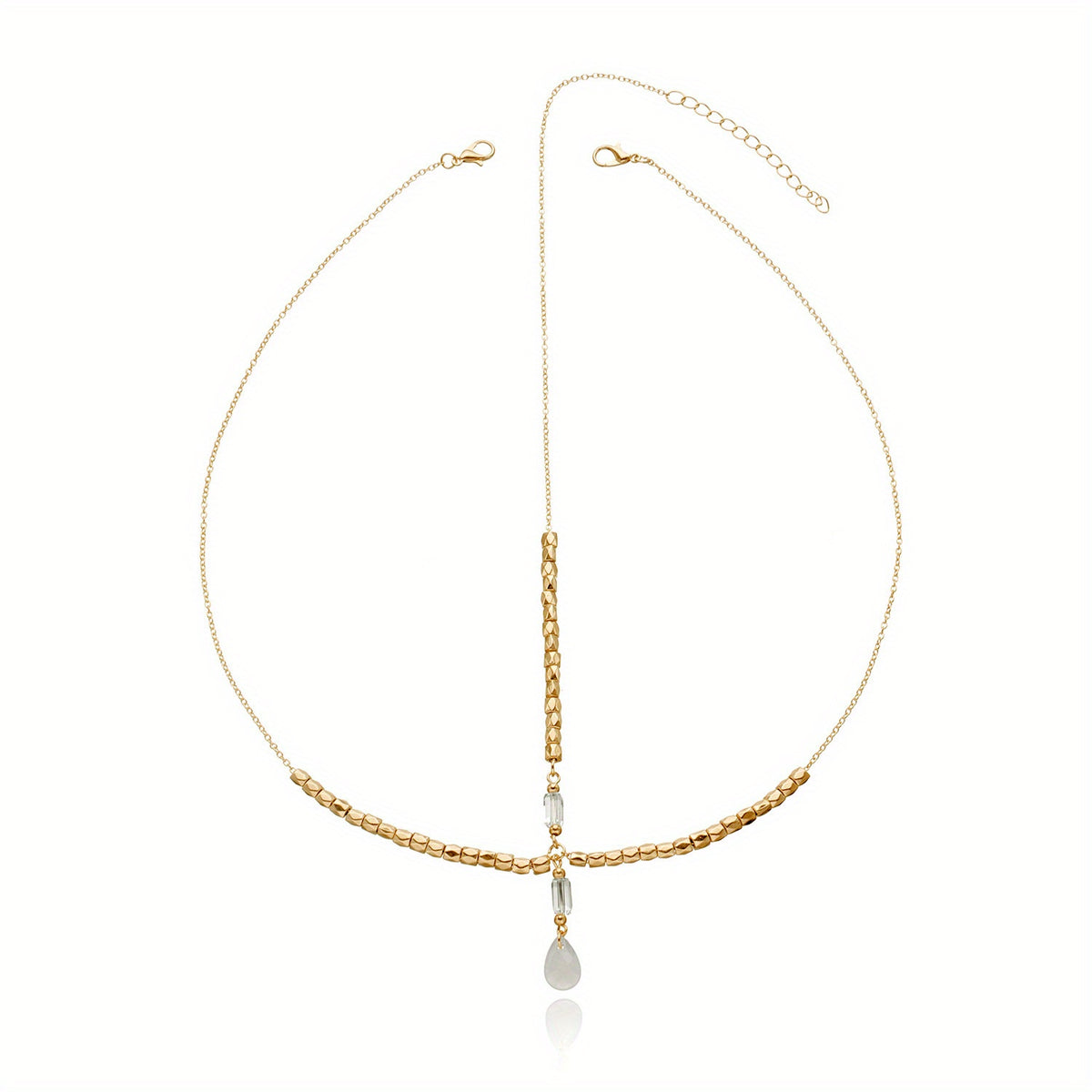 Boho Pendant Head Chain Rhinestone Headpieces