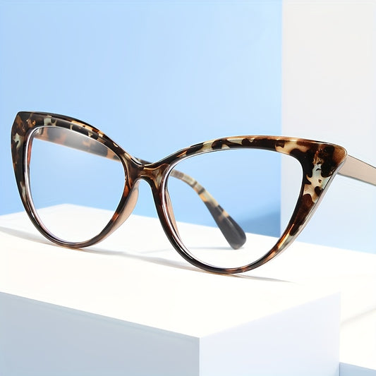Cat Eye Anti Light Glasses For Women Men Clear Lens Glasses