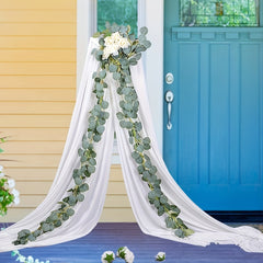 1pc Artificial Eucalyptus Hanging Vine Faux Silk for Wedding Party Home Table