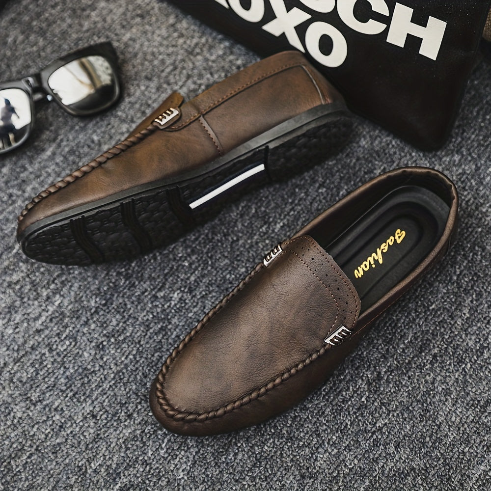 Men's Slip-On Loafers Wear Resistant Casual Shoes