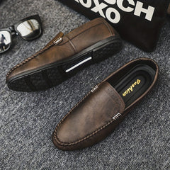 Men's Slip-On Loafers Wear Resistant Casual Shoes