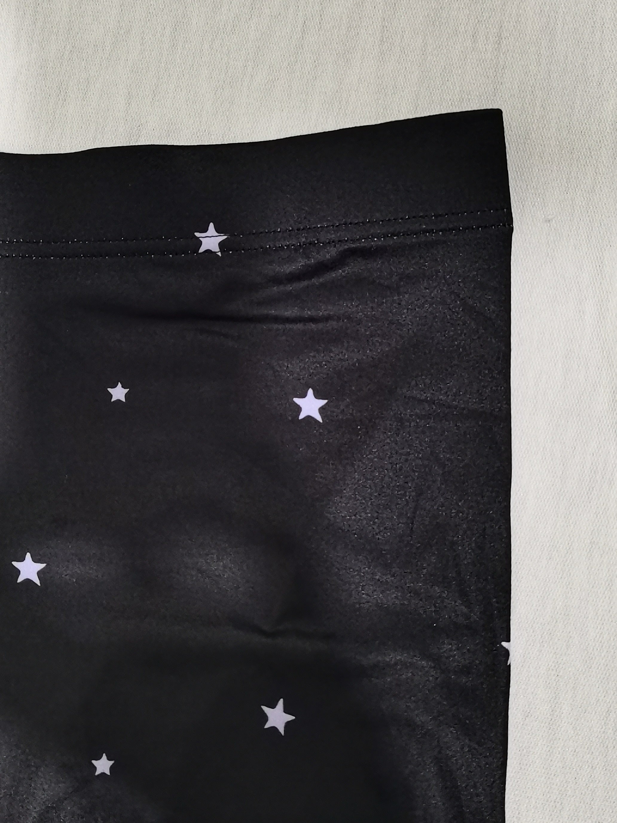  Christmas Leggins Women's Plus Starry Sky & Santa Claus Print Leggings