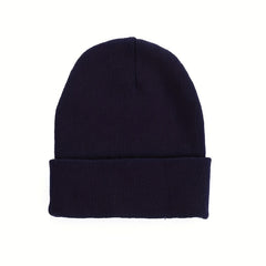 Autumn Winter Wool Knitted Hat Plus Velvet Warm Hat