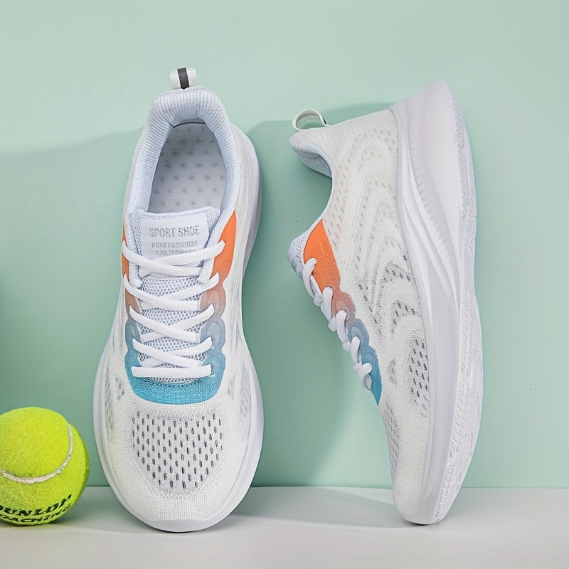Women's Lightweight Knitted Running Shoes for Outdoor Sports