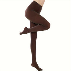 Women's Footed Tights 80D High Waist Semi Opaque Pantyhose