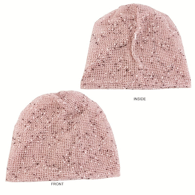 Double Layer Turban Cap Cotton Headband Head Wrap Bonnet