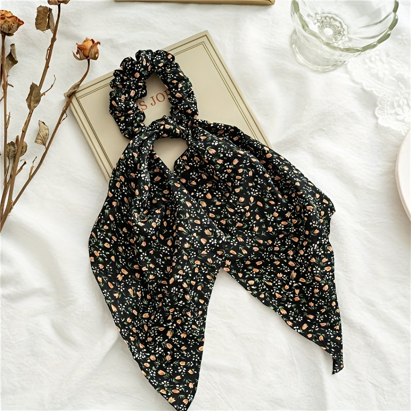 Boho Style Ribbon Hair Tie Ponytail Scarf Hair Rope Headdress