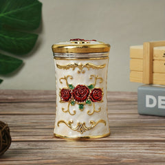High-end Embossed Toothpick Holder with Lid for Home Hotel Restaurant Commercial
