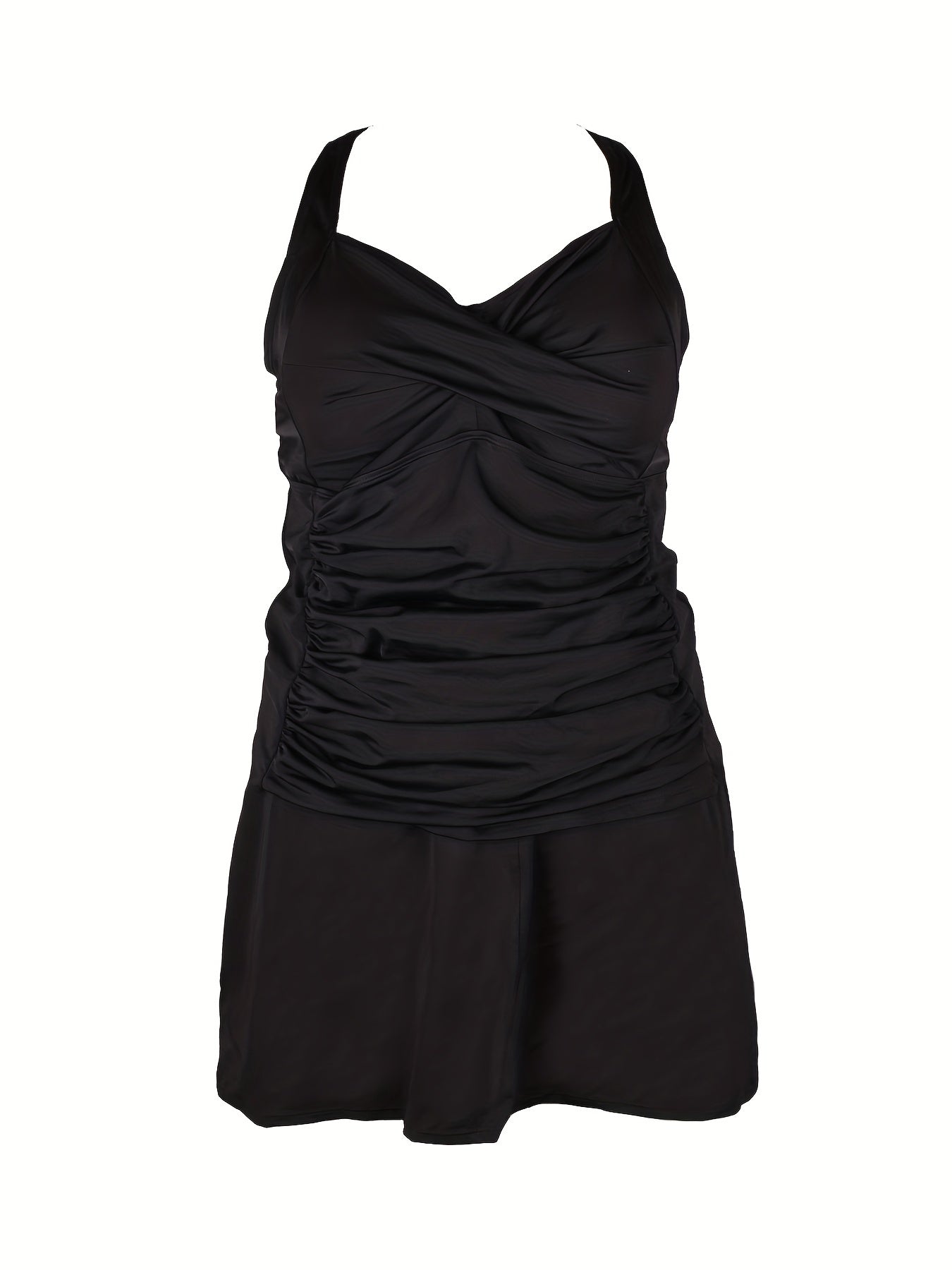  Twist Front Tankini & Shorts Set