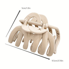 Large Frosted Style Hair Claw Solid Shark Claw Hair Accessories For Women