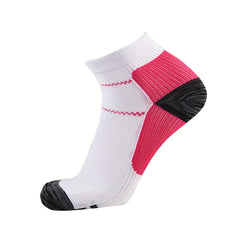 Athletic Compression Ankle Socks Improve Blood Circulation Running 15 20mmHg