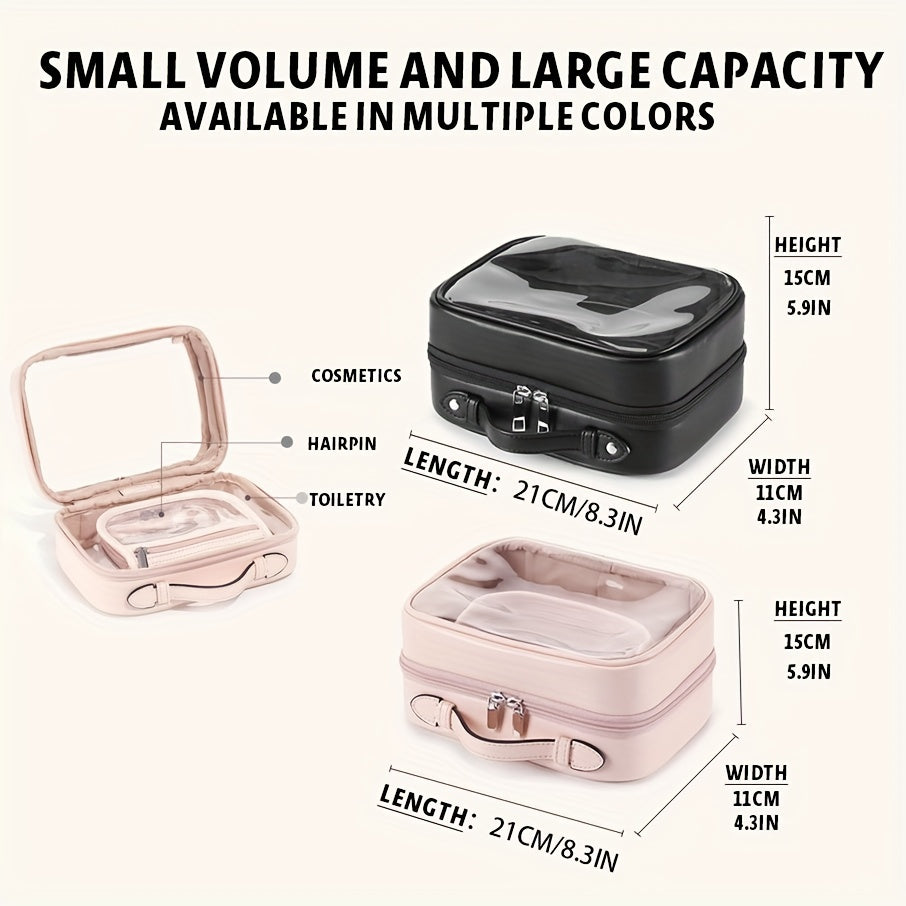 Portable Cosmetics Storage Bag Large Waterproof Toiletry Bag