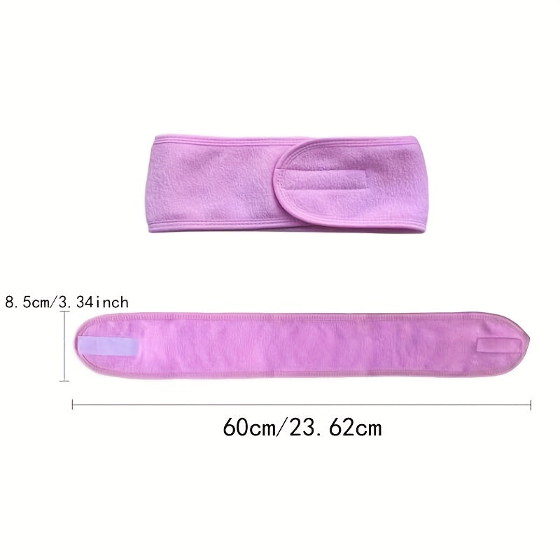 Women's Double Sided Cloth Headband Face Wash Head Bundle