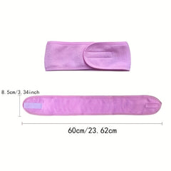 Women's Double Sided Cloth Headband Face Wash Head Bundle