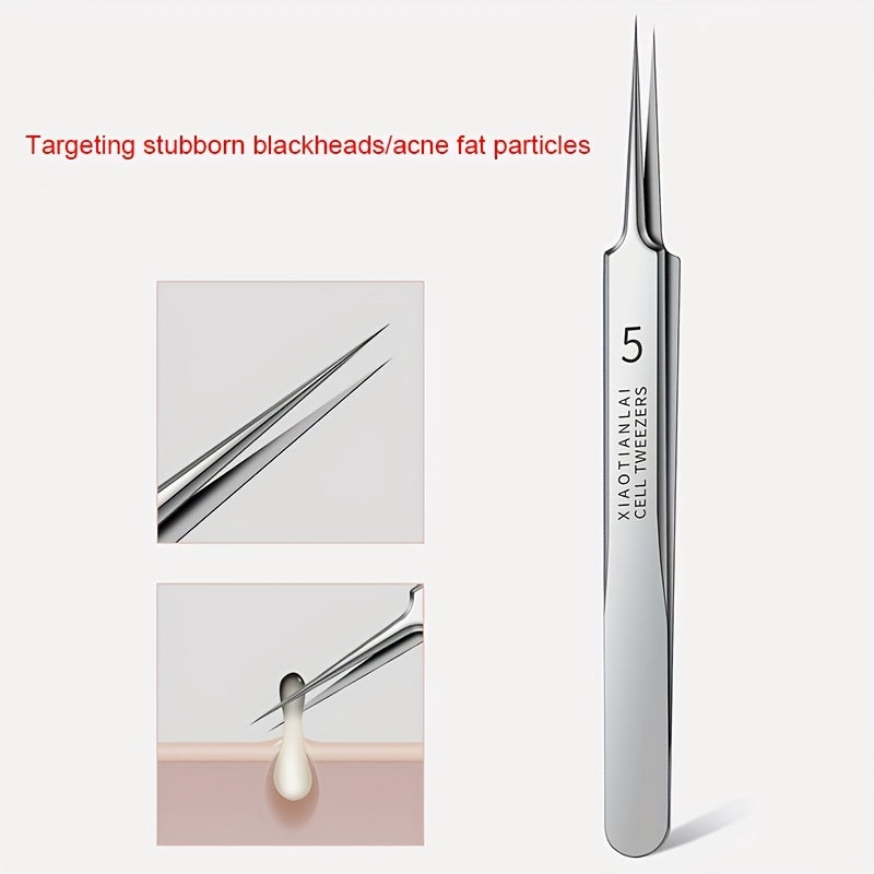 3-Piece Blackhead Remover Tweezers Set