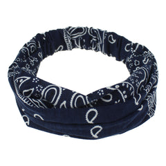 Men's Vintage Print Hair Band Elastic Band Sport Headband