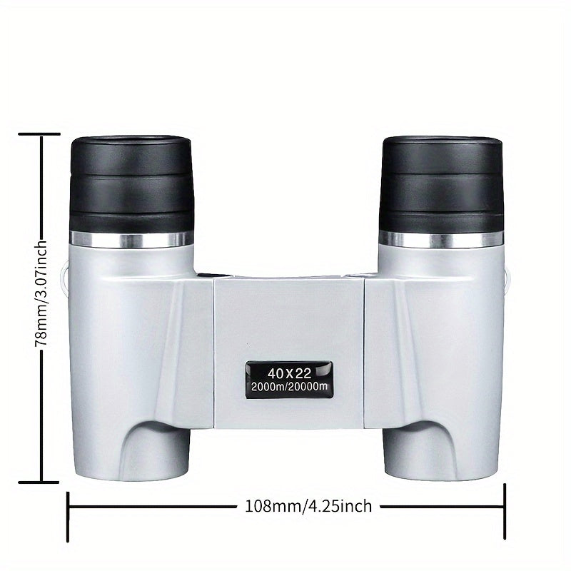Portable HD Mini Binoculars for Camping & Travel