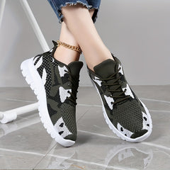 Camouflage Running Shoes Non-slip Lightweight Breathable Outdoor Sport