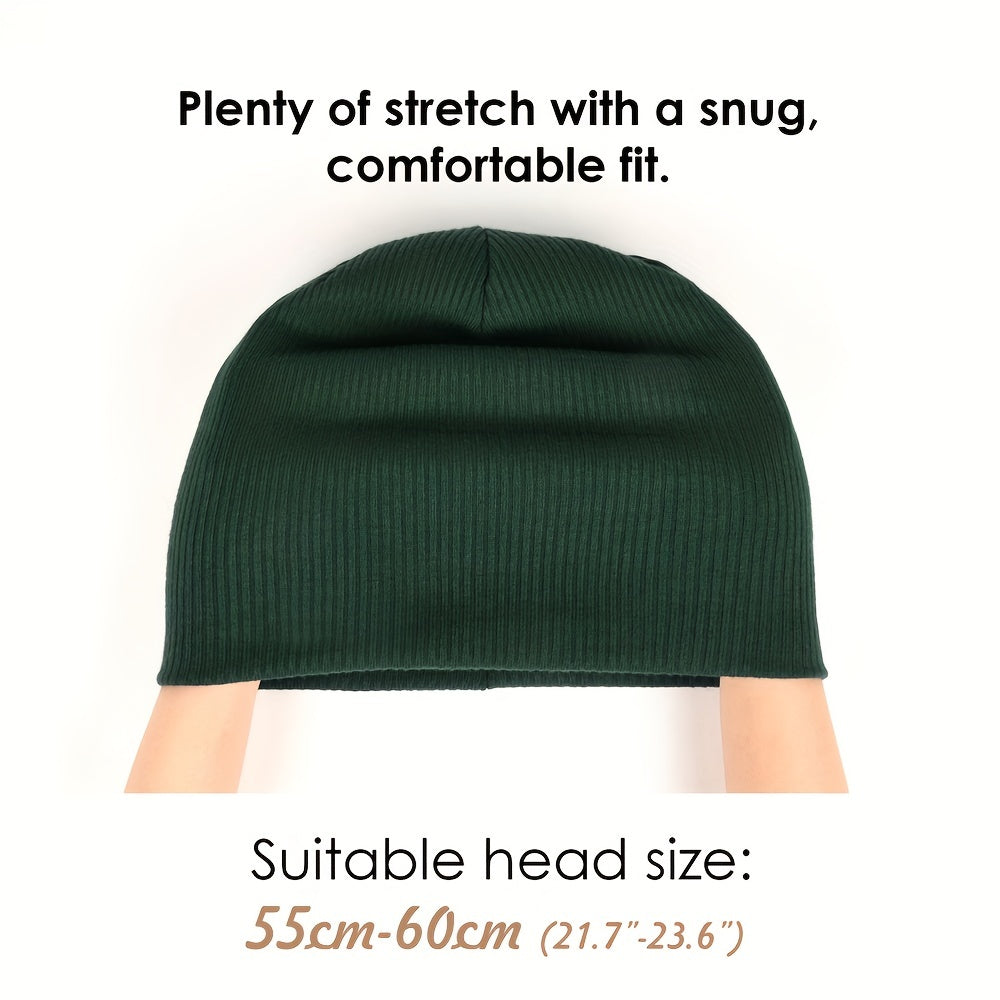 Slouch Beanie Hat Lightweight Soft Cap Thin Knit