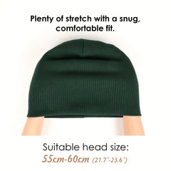 Slouch Beanie Hat Lightweight Soft Cap Thin Knit