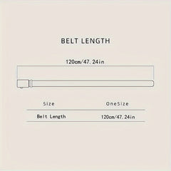 1pc Boy's Baseball Belt Smooth Buckle Leisure Belt Jeans Belt