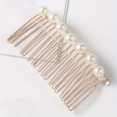 Pearl Hair Comb Bridal Braiding Head Jewelry Hair Accessories