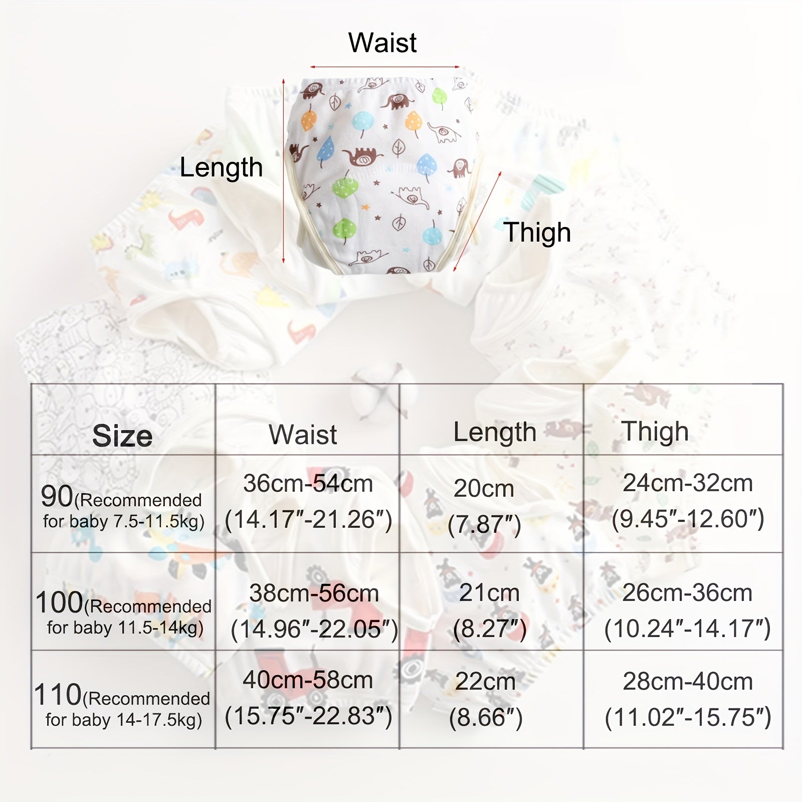 Baby Wing Training Pants For 7 5kg 14kg 16 5lb 30 9lb Newborn Baby