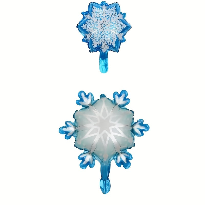 3pcs Winter Snowflake Decoration Balloons Birthday Party Supplies
