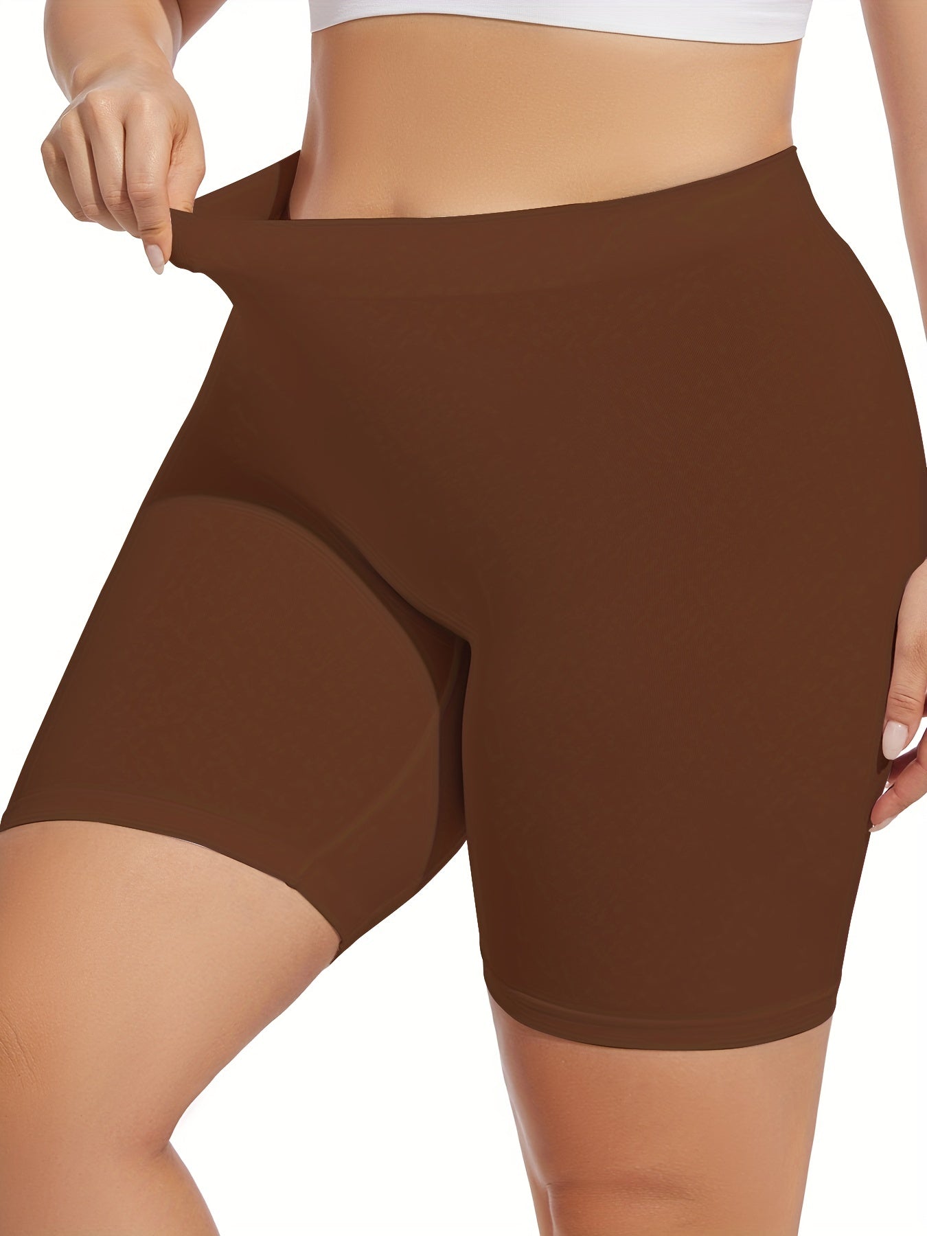  Seamless High Rise Boy Shorts Safety Panty