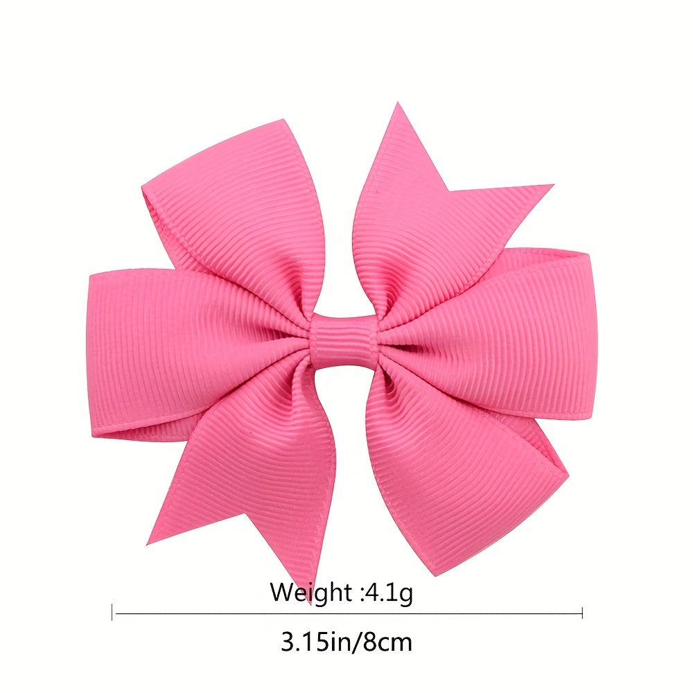 20pcs Baby Girls Bowknot Hair Clip Hair Pin Hair Accessories