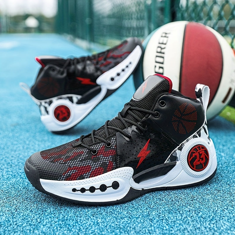 Men's Camo High Top Basketball Shoes Outdoor Sneakers