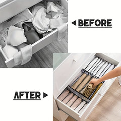 Foldable Clothes Organizer Storage Bag for Closet