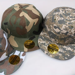 Smooth Camo Flat Cap Men Women Baseball Hip hop Hat