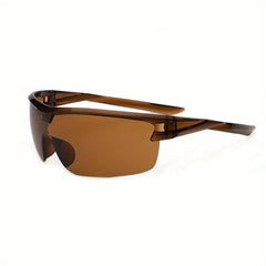 Y2K Wrap Sunglasses Semi Rimless Gradient Lens UV400