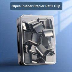 Portable Handheld Paper Clip Stapler Clamp for Office Home School Documents
