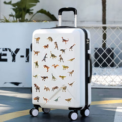 50pcs Realistic Dinosaur Stickers For Luggage Skateboard - Kids Teens Adults