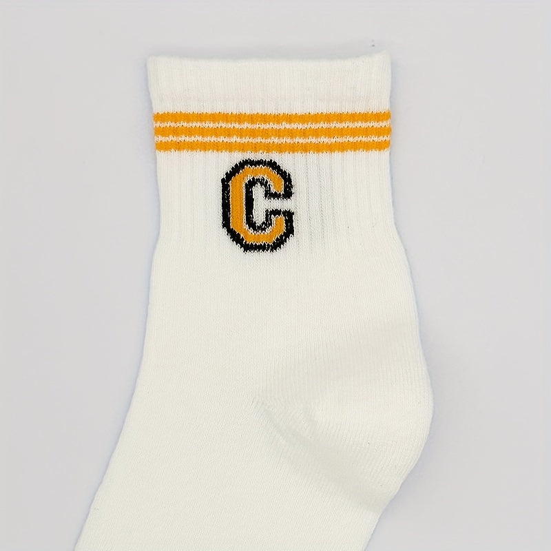 10 20 30 Pairs Letter Print Socks Short Women's Stockings