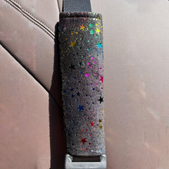 Colorful Star Shoulder Protector Adds Comfort And Style To Car Seat Belt