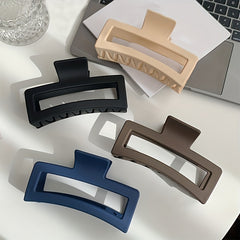 4pcs Matte Hair Claw Clip Thick Hair Non Slip Hair Clips
