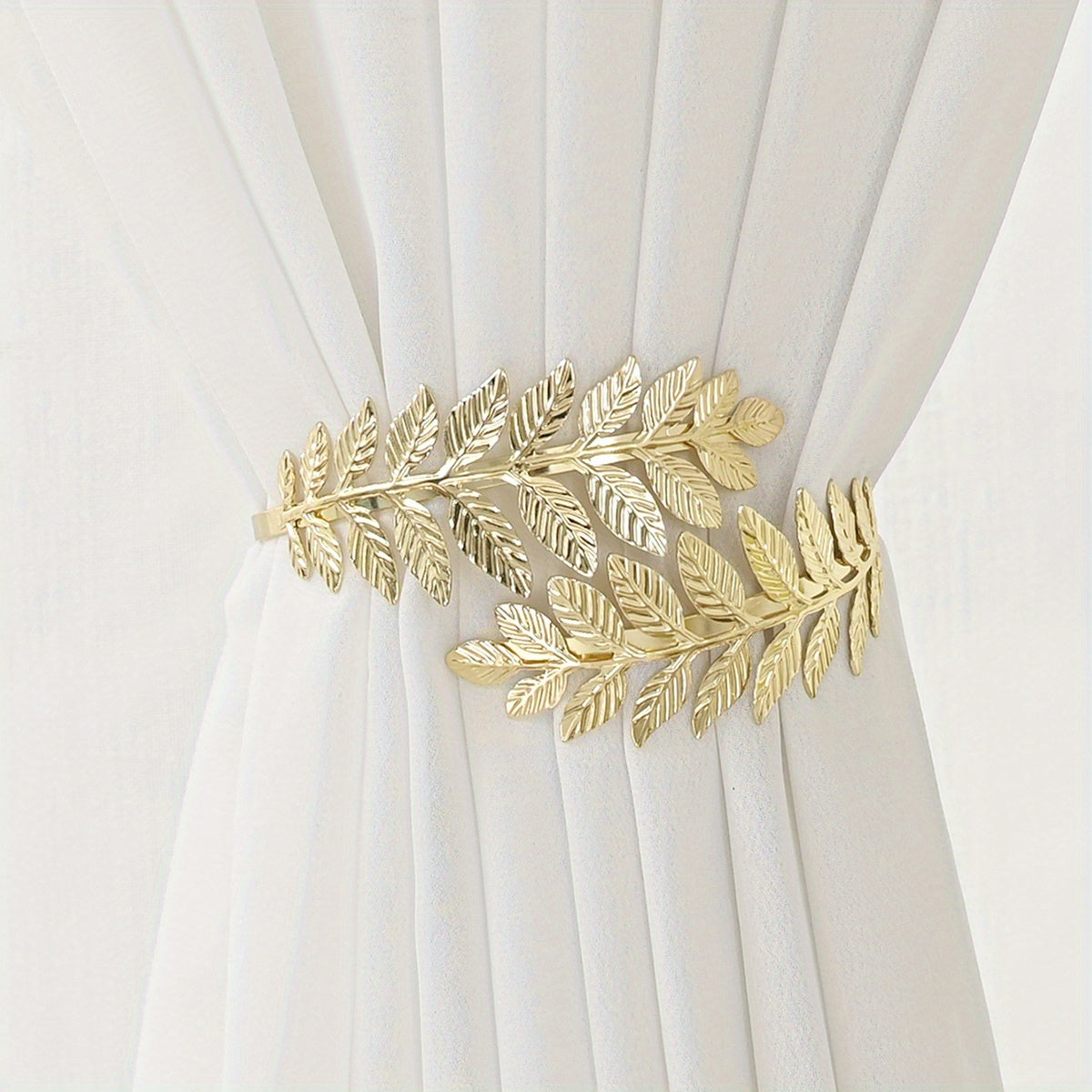 Tree Leaf Pattern Curtain Tieback