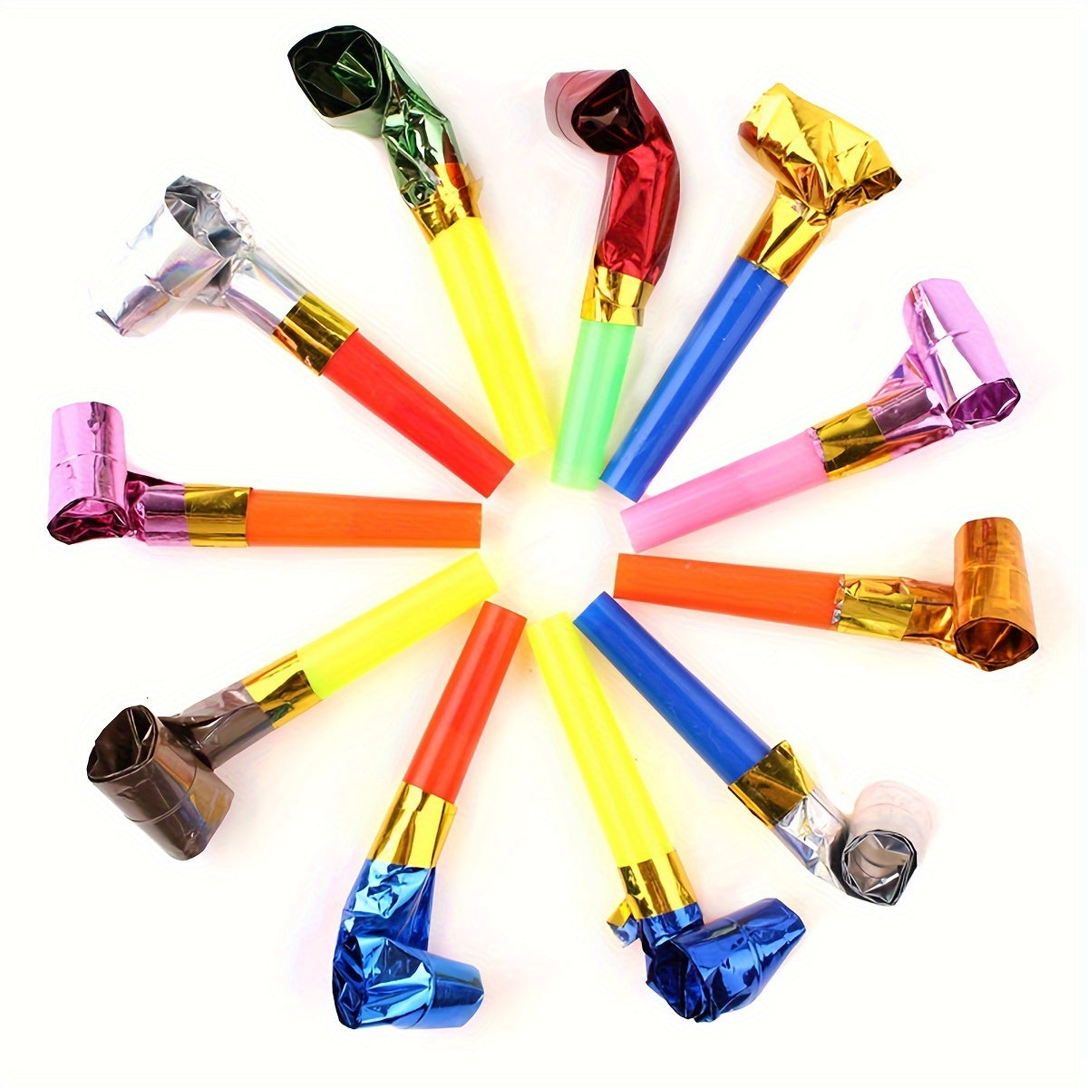 30pcs Plastic Whistle Party Aid Props Student Toys