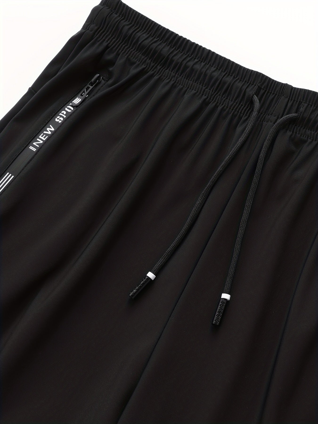 Men's Drawstring Sport Shorts with Zipped Pocket