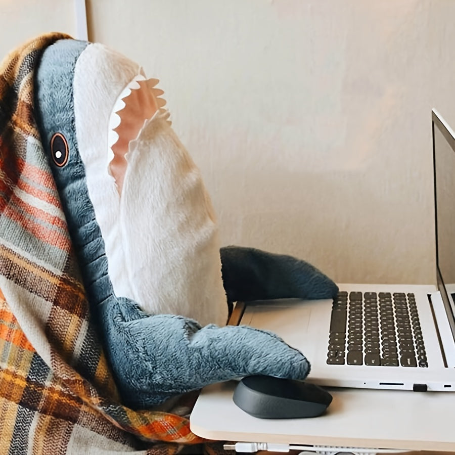 Shark-Shaped Soft Pillow for Kids, Cute and Cozy Hot Pillow