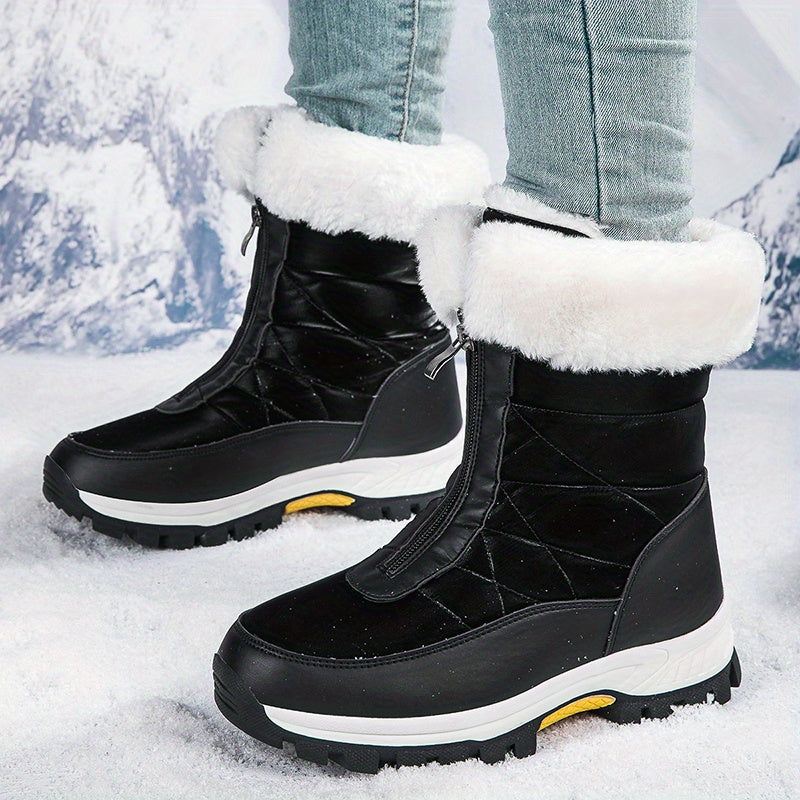 Women's Non-slip High Tube Snow Shoes Warm Thick Bottom Shoes