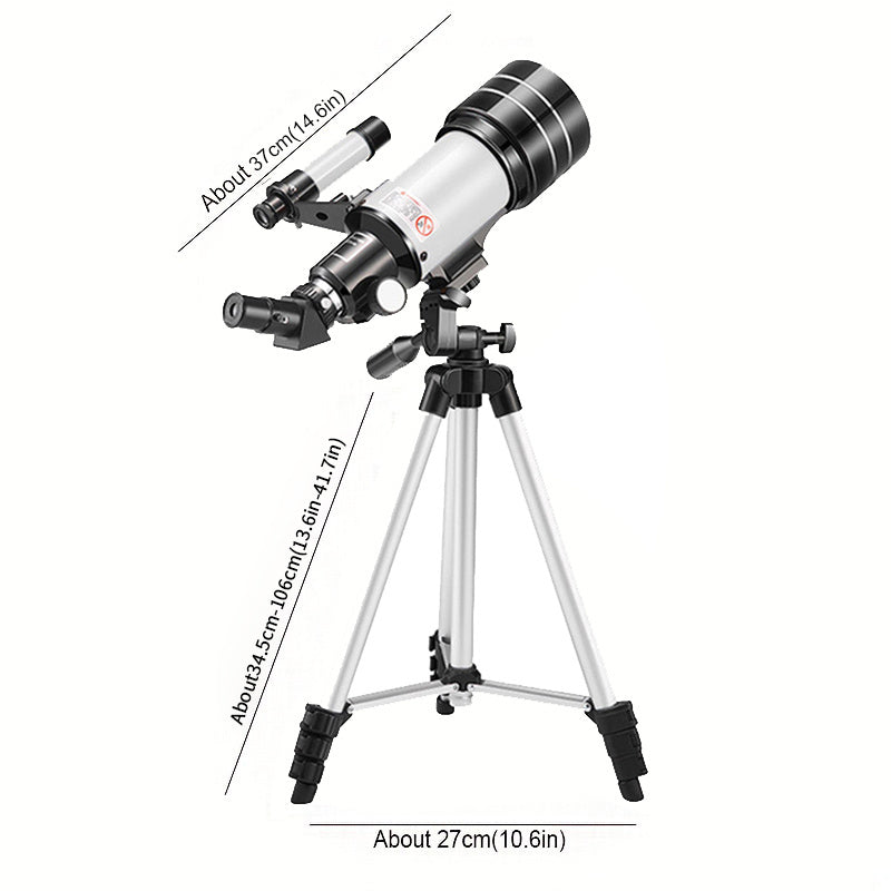 High Magnification 70mm Astronomical Telescope HD Coated Lens