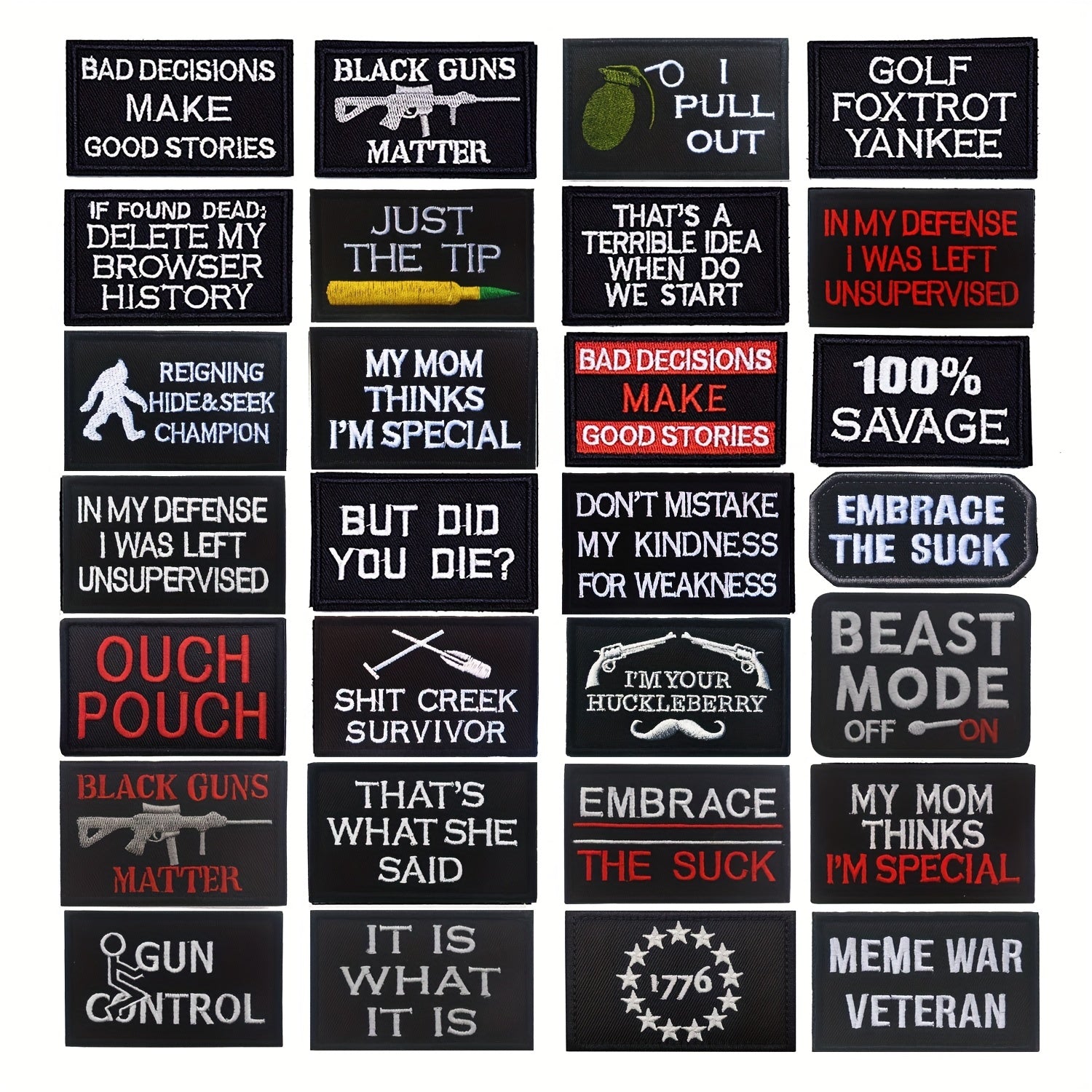 Funny Tactical Military Morale Patch
