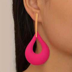 Boho Teardrop Dangle Earrings 18K Plated Jewelry Gift