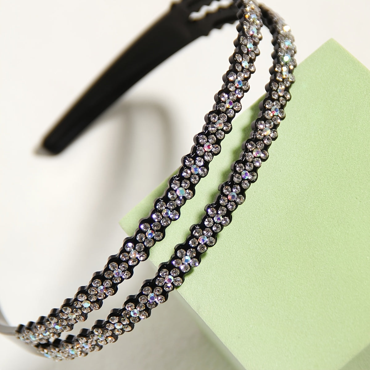 Rhinestone Headband Crystal Hairband Hair Hoops for Women Girls