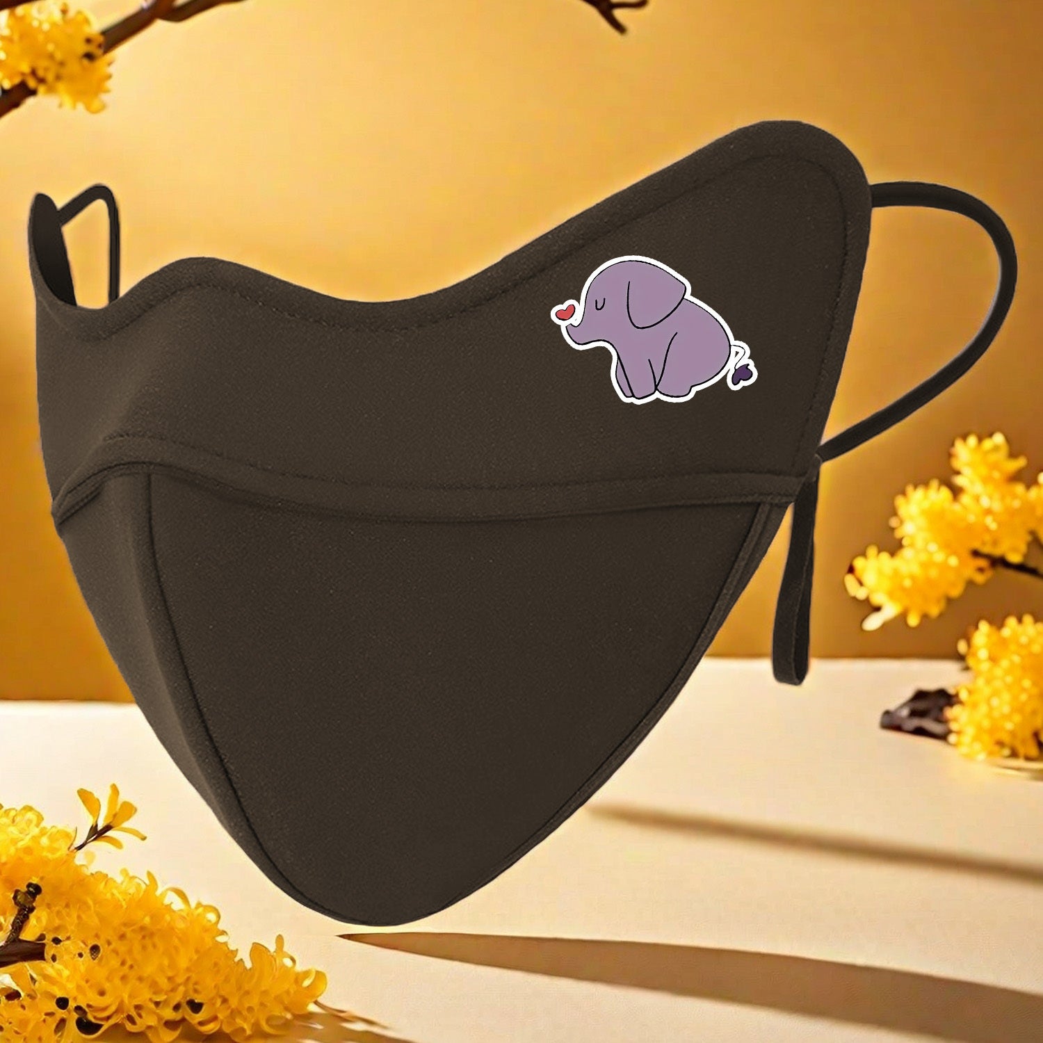 5D Warm Mask with Elephant Pattern